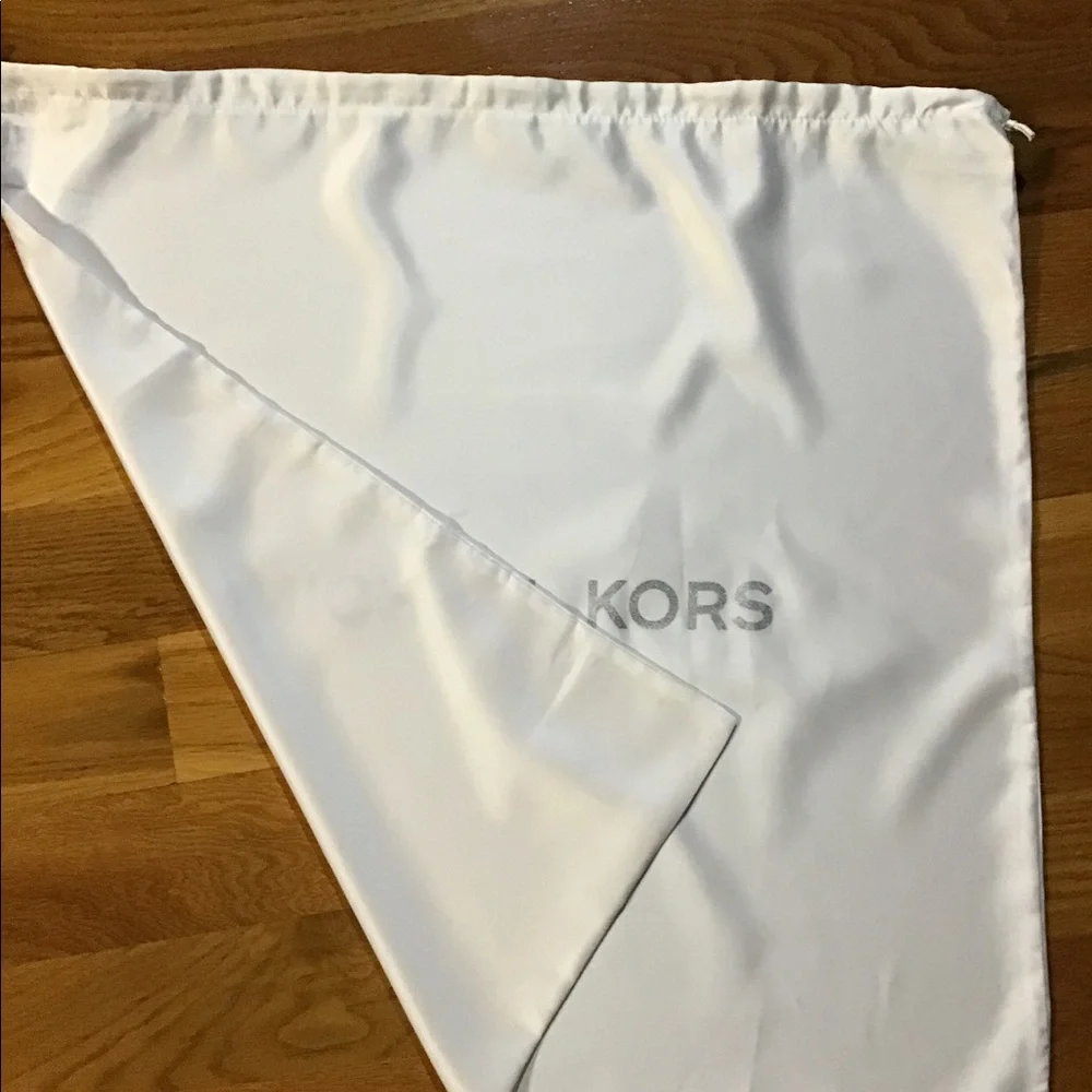 Michael Kors satin large drawstring bag 22x 22